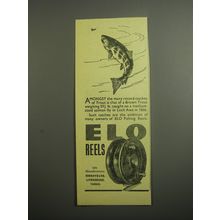 1948 ELO Fishing Reels Ad - Amongst the many record catches of Trout