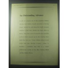 1954 Gillette Razor Ad - An outstanding advance