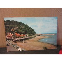 NORTH HILL AND BEACH, MINEHEAD, SOMERSET used postcard 1970 pm =