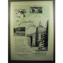 1952 The Homestead Resort Ad - The Homestead Feeling