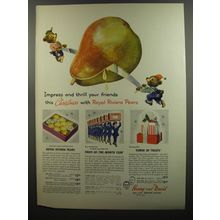 1953 Harry and David Ad - Impress and thrill your friends this Christmas