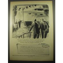 1956 Cincinnati Enquirer Newspaper Ad - Cartoon by Barney Tobey - Young Beasley