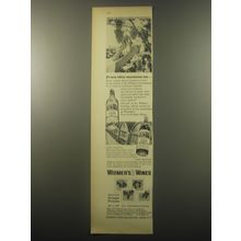 1959 Widmer's Lake Niagara and Lake Roselle Wine Ad - From this moment on