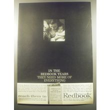 1959 Redbook Magazine Ad - In the Redbook years they need more of everything