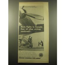 1959 Trans-Canada Air Lines Advertisement - More flights to Canada