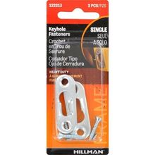 Hillman AnchorWire Steel Keyhole Picture Hanger Heavy Duty Fastener 2 pk 122213
