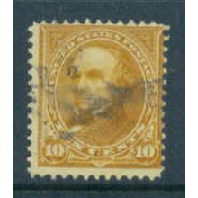 Used 283 10c Daniel Webster Average M05450