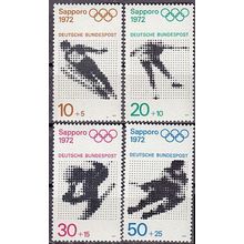 GERMANY BUND [1971] MiNr 0680-83 ( **/mnh ) Olympiade
