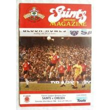 1986 programme Southampton v. Chelsea