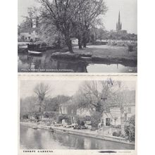 OAPS Talking at Thorpe Gardens Riverside Norwich Old Postcard