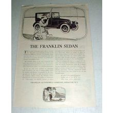1919 Franklin Sedan Ad - NICE!