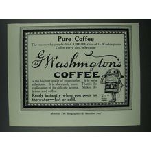 1919 G. Washington Coffee Ad - Pure Coffee