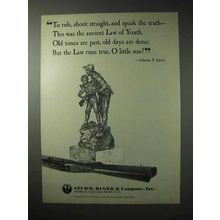 1976 Ruger Firearms Ad - Shoot Straight, Speak Truth