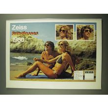 1980 Zeiss Sunglasses Ad