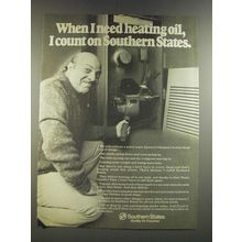 1986 Southern States Heating Oil Ad - When I Need Heating Oil, I Count On