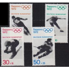 GERMANY BUND [1971] MiNr 0684-87 ( **/mnh ) Olympiade