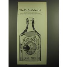 1968 Bombay Dry Gin Ad - The perfect Martini