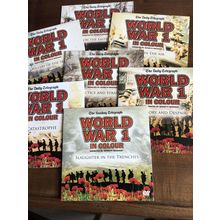 7 DVD SET : WORLD WAR 1 IN COLOUR . UNPLAYED AS NEW.
