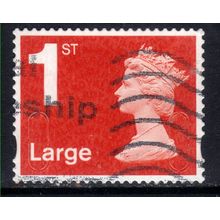 GB 2016 QE2 1st Large Letter Machin used SG U3037 MFIL ( G720 )