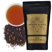 Harney & Sons Hot Cinnamon Spice Black Tea, with Orange Peel, Cinnamon, and Clov