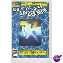 SPECTACULAR SPIDER-MAN # 189 30th Anniversary HOLO -COVER blue