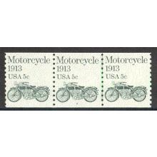 1899 5c Motorcycle Fine MNH Dry Gum PNC 2/3 V0446
