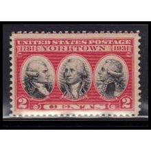 703 2c Yorktown Fine MNH O5025