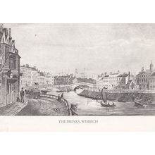 Wisbech Victorian Shoe Maker Shop Painting Cambridge Postcard