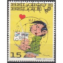 Belgique 1992 Michel 2536 O Cote (2008) 0.35 € Gaston Lagaffe Cachet rond