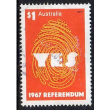 Australia 2017 50th Anniversary of 1967 Referendum $1 Used