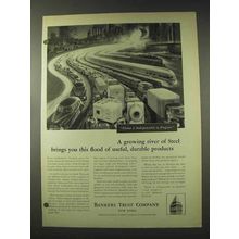 1948 Bankers Trust Company Ad - Growing River of Steel