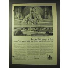 1948 Bankers Trust Company Ad - Food Industry Probes