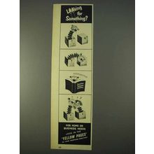 1950 Yellow Pages Ad - Looking for Something?