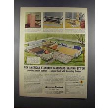 1955 American-Standard Baseboard Heating System Ad