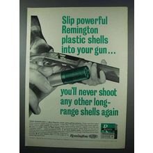 1962 Remington Plastic Shotgun Shells Ad - Powerful