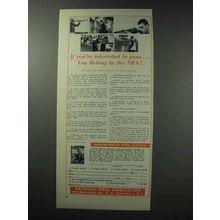 1963 National Rifle Association Ad - Interested in Guns