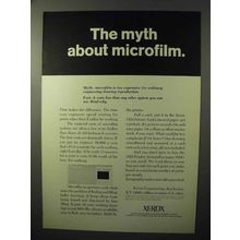 1964 Xerox Microfilm 1824 Printer Ad - The Myth