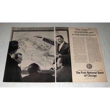 1964 The First National Bank of Chicago Ad - Peace