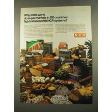 1975 NCR Checkout Systems Ad - Supermarkets