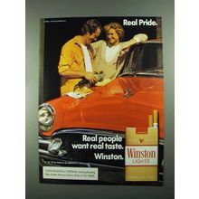 1988 Winston Cigarettes Ad - Real Pride