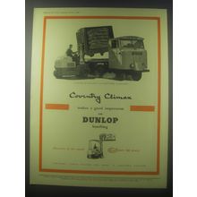 1954 Coventry Climax Fork Trucks Ad - Coventry Climax makes a good impression