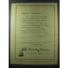 1954 Coventry Climax Fork Trucks Advertisement - American Commentary