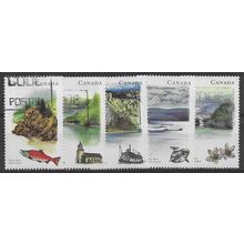 CAN 1993 (SET) 'RIVERS' (3RD SERIES) (5v) FINE USED (EBID71-225)