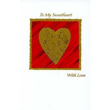 To My Sweetheart - Valentines Greeting Card - V03-12