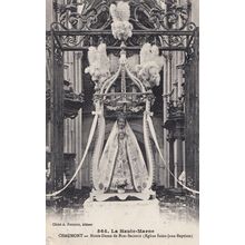 La Haute Marne Chaumont Notre Dame De Bon Secours Religious Postcard