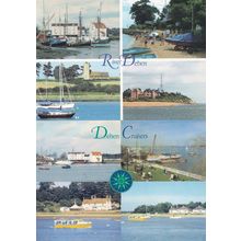 Deben Cruisers Woodbridge Boat Trips Suffolk 2x Advertising Postcard s