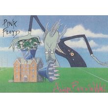 Pink Floyd Another Brick in The Wall Record Teacher Postcard