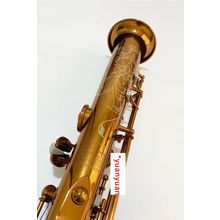 Coffee Gold Mark VI Model B-Flat Soprano Saxophone