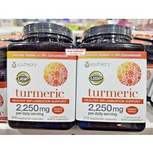 Youtheory Turmeric Healthy Inflammation Support Enhanced 210 Capsules (2 Jars)
