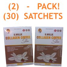 BUNDLE! (30) D.Willie Collagen Coffee Slim Sachets BB 1/2028 FREE Ship!